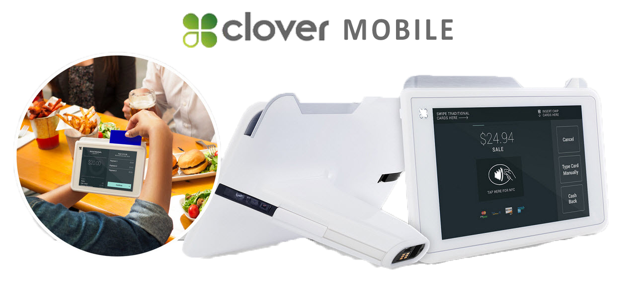 Clover Insights 3 tablet views plus logo